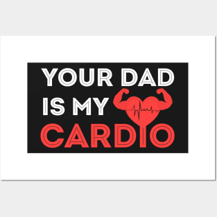 Your Dad Is My Cardio red /  My Cardio /  Your Dad / Your Dad Is My Cardio mug Posters and Art